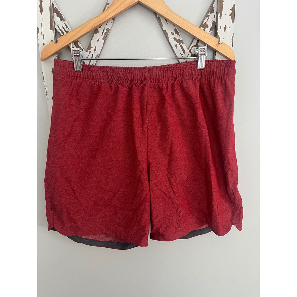 Rhone Shorts Mens Large Red Athletic Performance Training  Workout